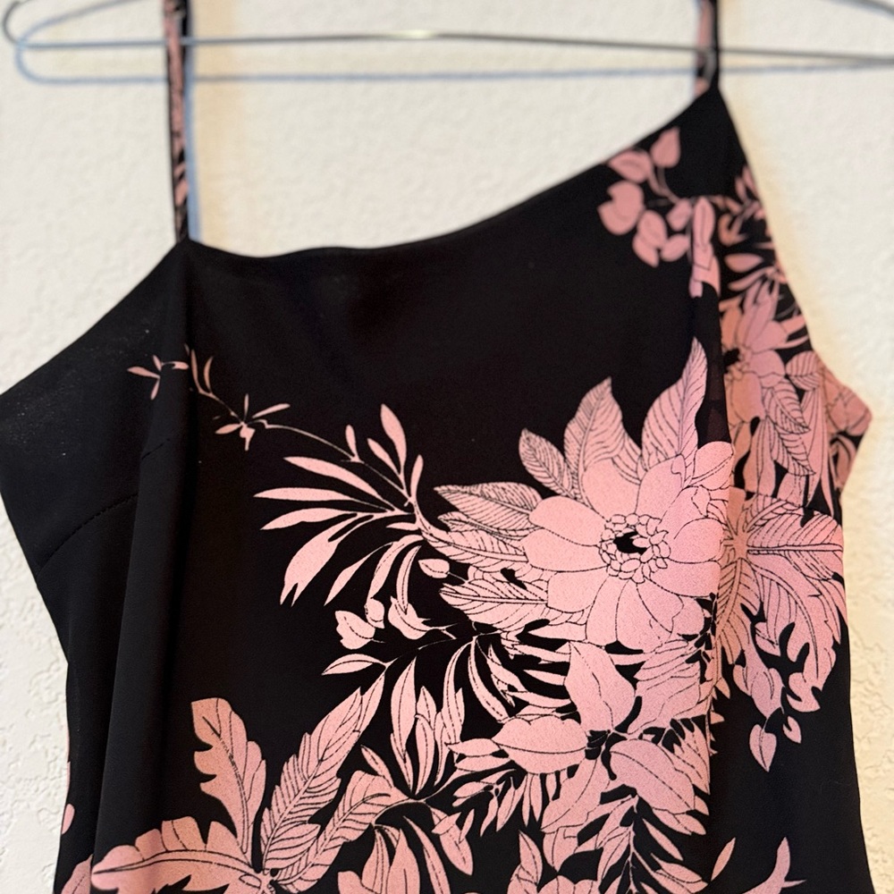 Floral Black and Pink Dress by Dress-U by Sharon - Picture 2 of 6